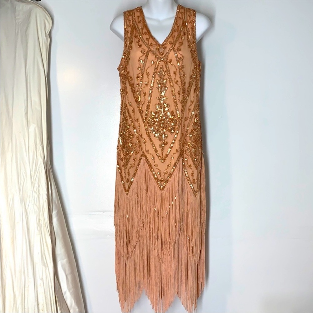 Beautiful 1920s flapper dress size L